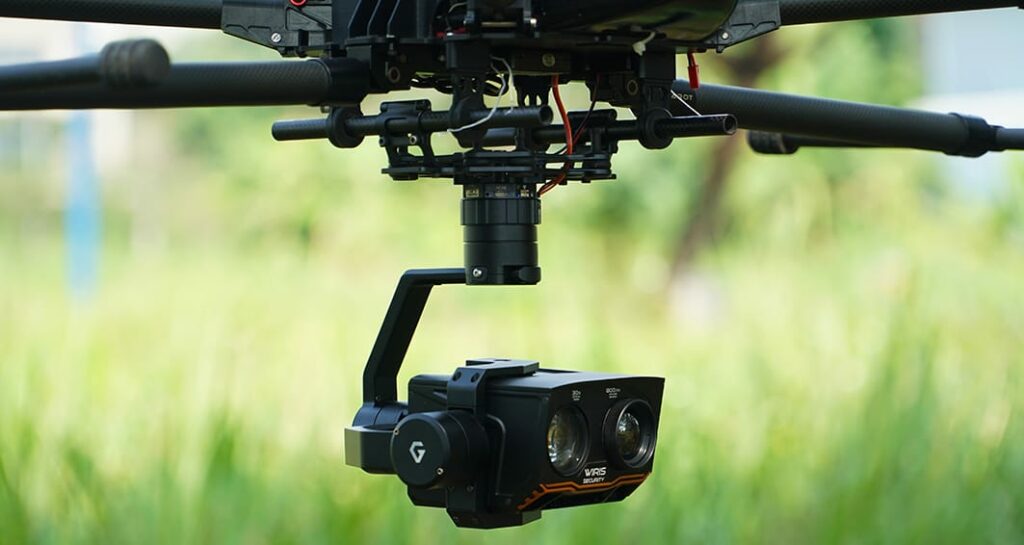 Gimbal for Workswell WIRIS drone camera