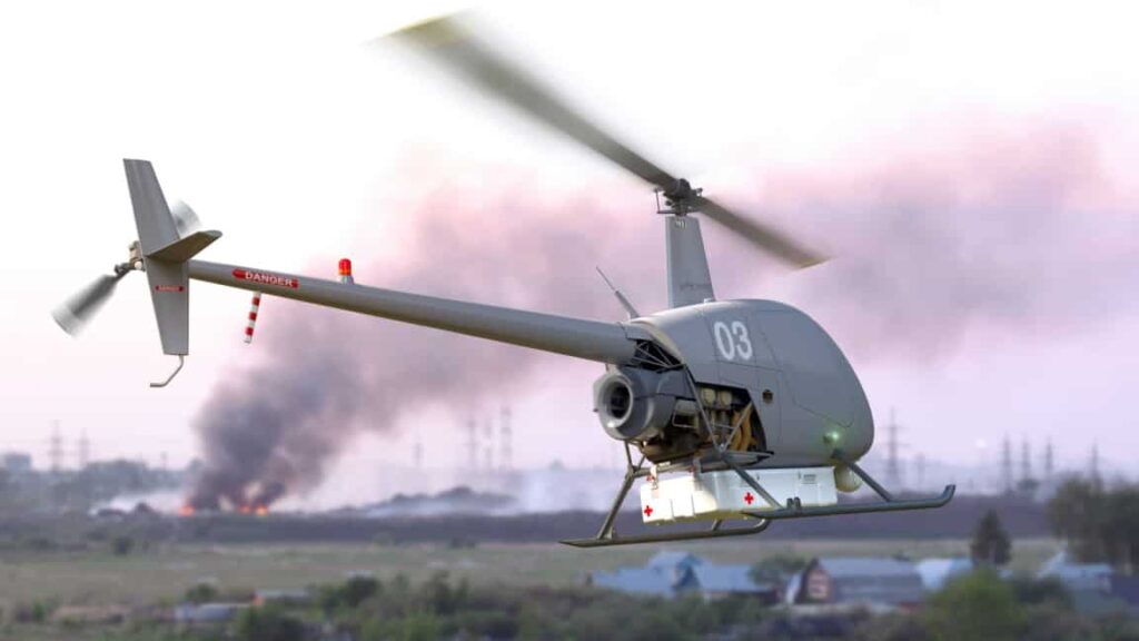 UAVOS R22 unmanned helicopter