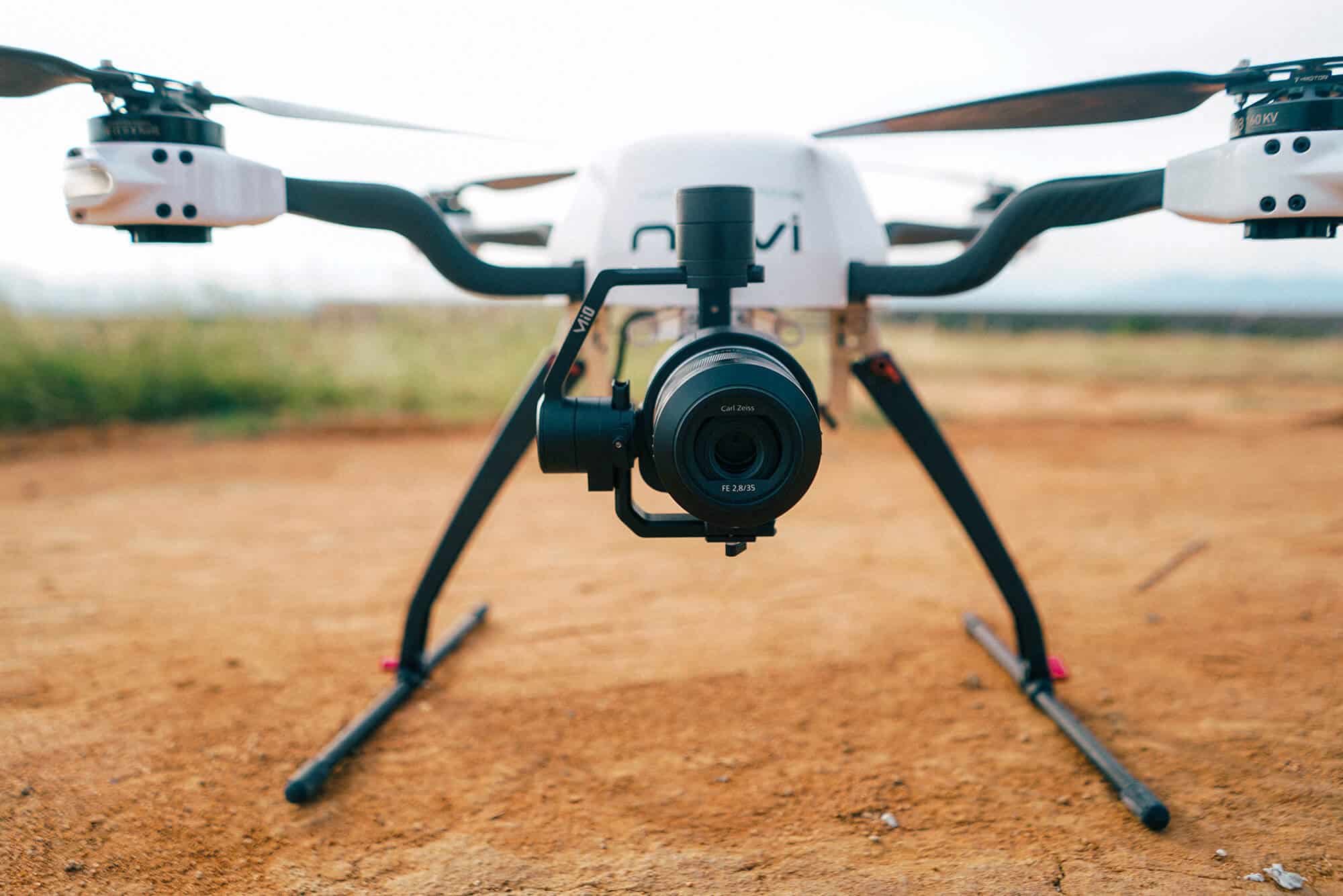 Ultra-lightweight and compact drone gimbal