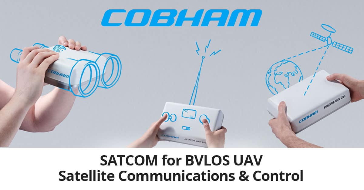 BVLOS UAV UAV Satellite Communication Hardware Cobham Aerospace