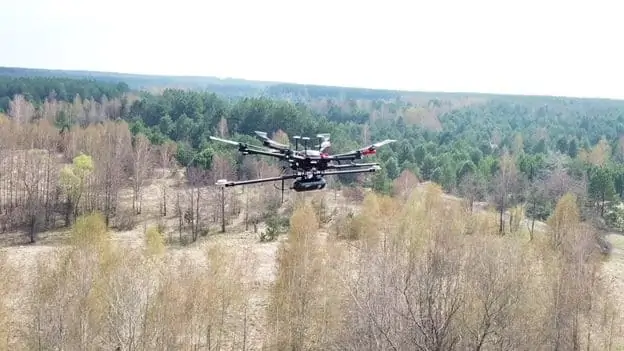 Routescene LidarPod UAV at Chernobyl