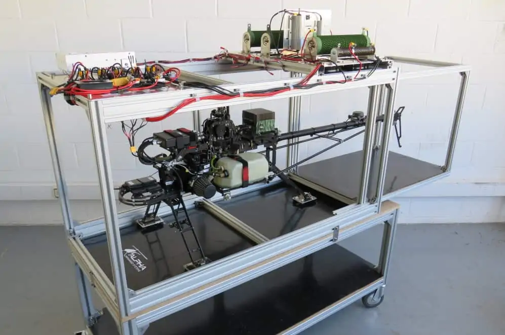 Alpha Unmanned Systems HALT helicopter test bench