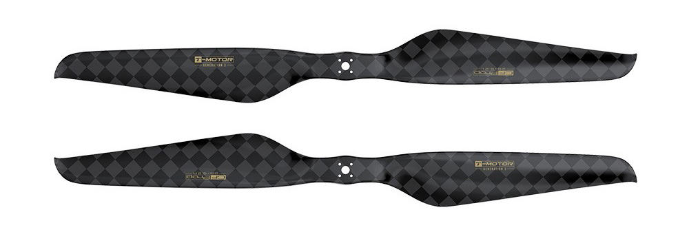 Carbon fiber drone propellers