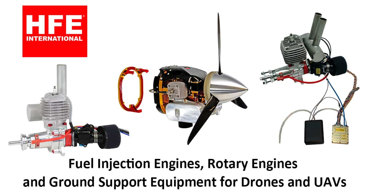 MilSpec UAV Engines UAV Servos Actuators HFE EFI Engines