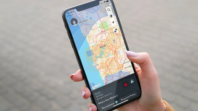 Airmap official Australian drone safety app