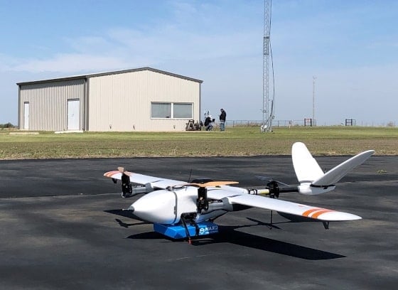 Drone with Vigilant Aerospace FlightHorizon detect-and-avoid system