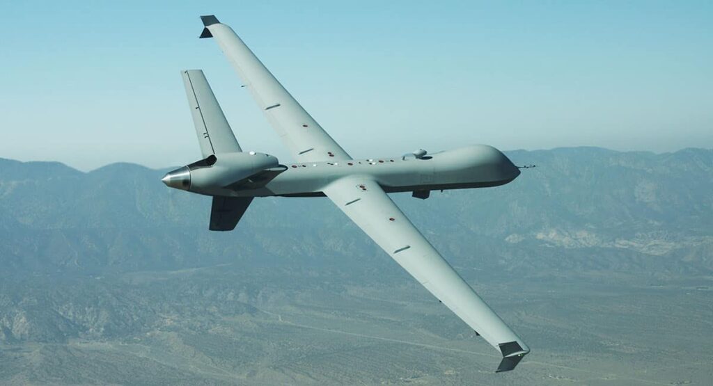 MQ-9 UAS ferry flight delivery