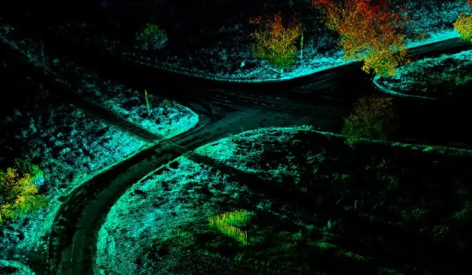 Drone LiDAR scan with OxTS INS