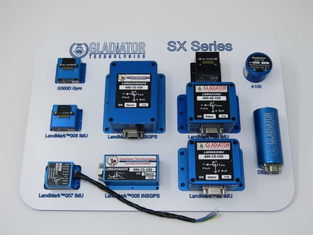 Gladiator Technologies SX Series inertial sensors