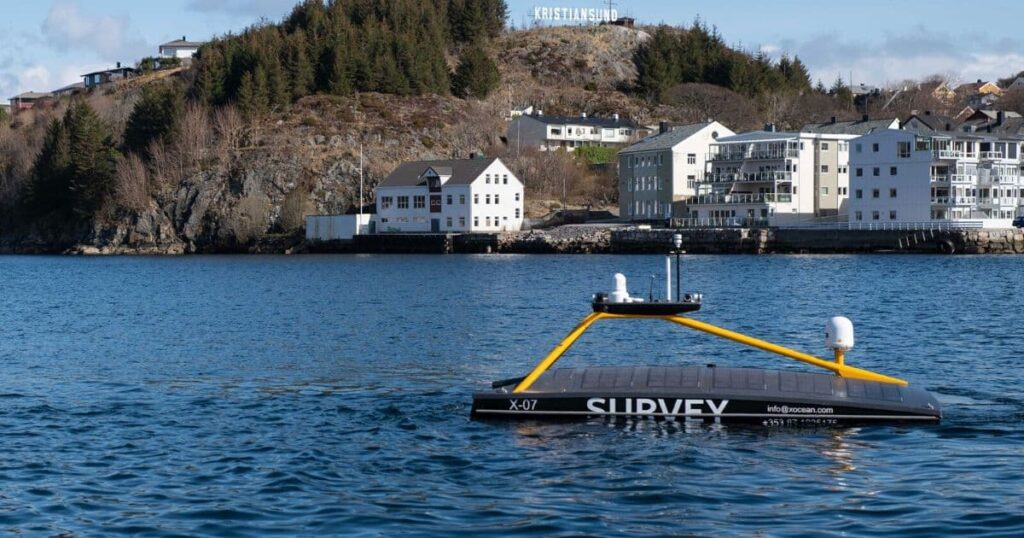 Sonardyne and XOCEAN USV data harvesting mission