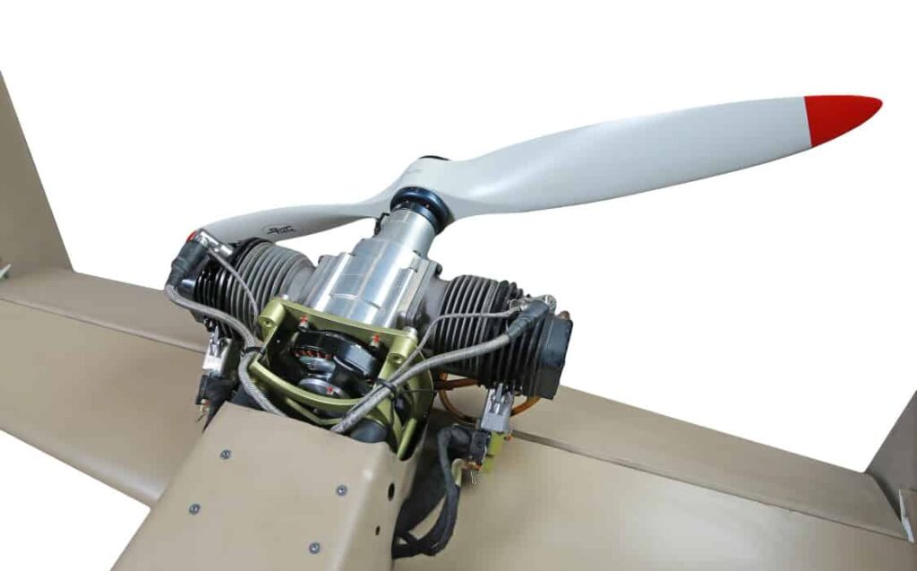 UAVOS upgraded four-stroke gasoline UAV engine
