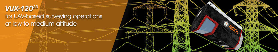 Laser scanner for UAV surveying