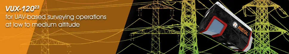 Laser scanner for UAV surveying