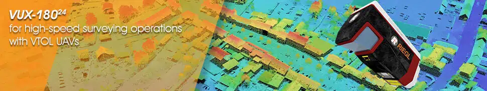 Lidar scanner for high-speed surveying with VTOL UAVs