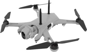 Drone quadricoptère pour la reconnaissance