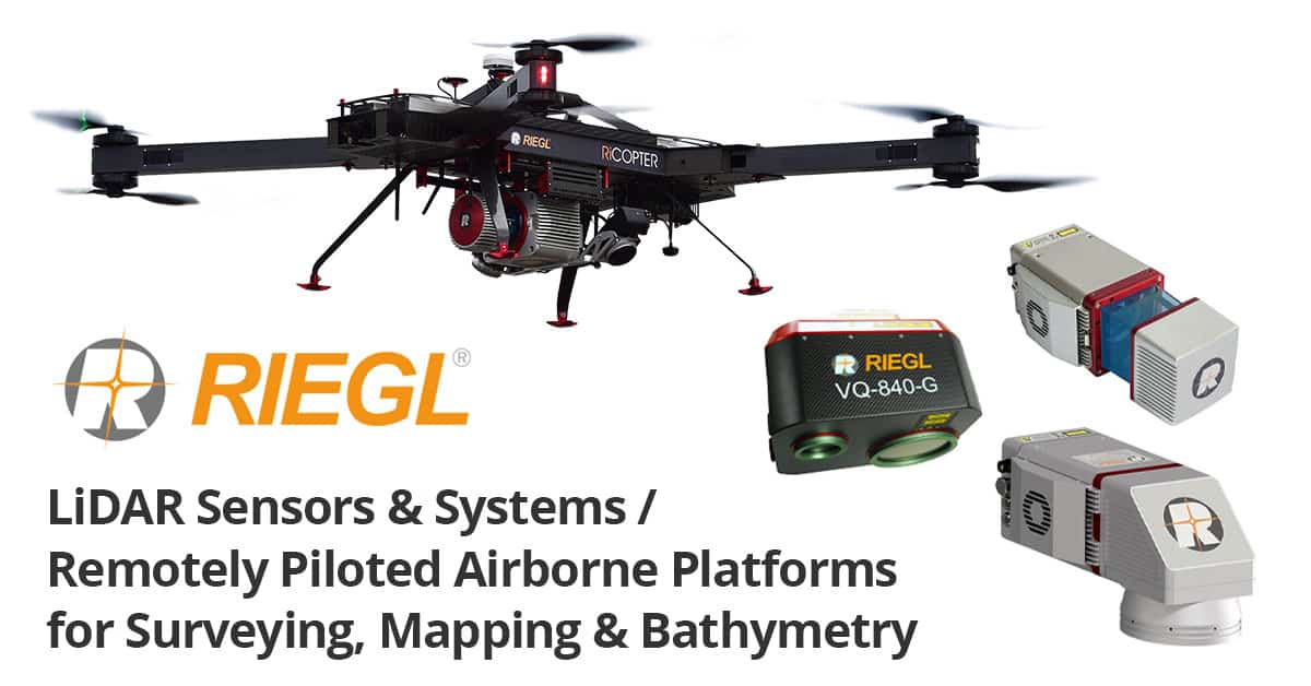 Drone LiDAR Sensors & Laser Scanners for Aerial Surveys & Mapping