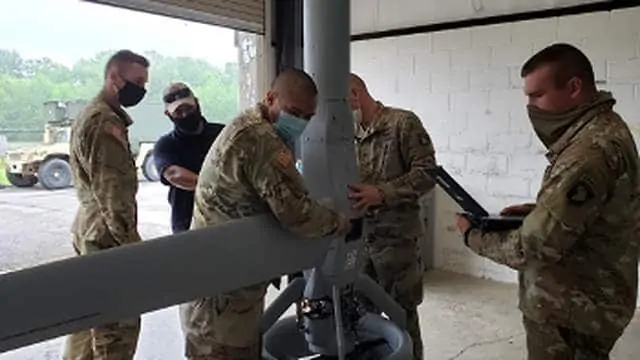 US Army training with Martin UAV V-BAT