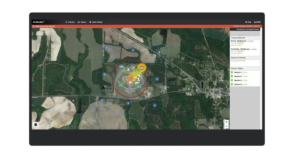 AeroDefense AirWarden drone detection system