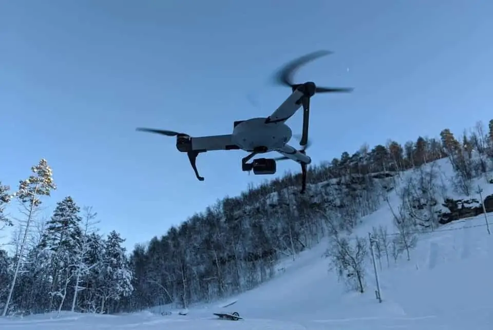 AtlasPRO drone in Arctic SAR Training