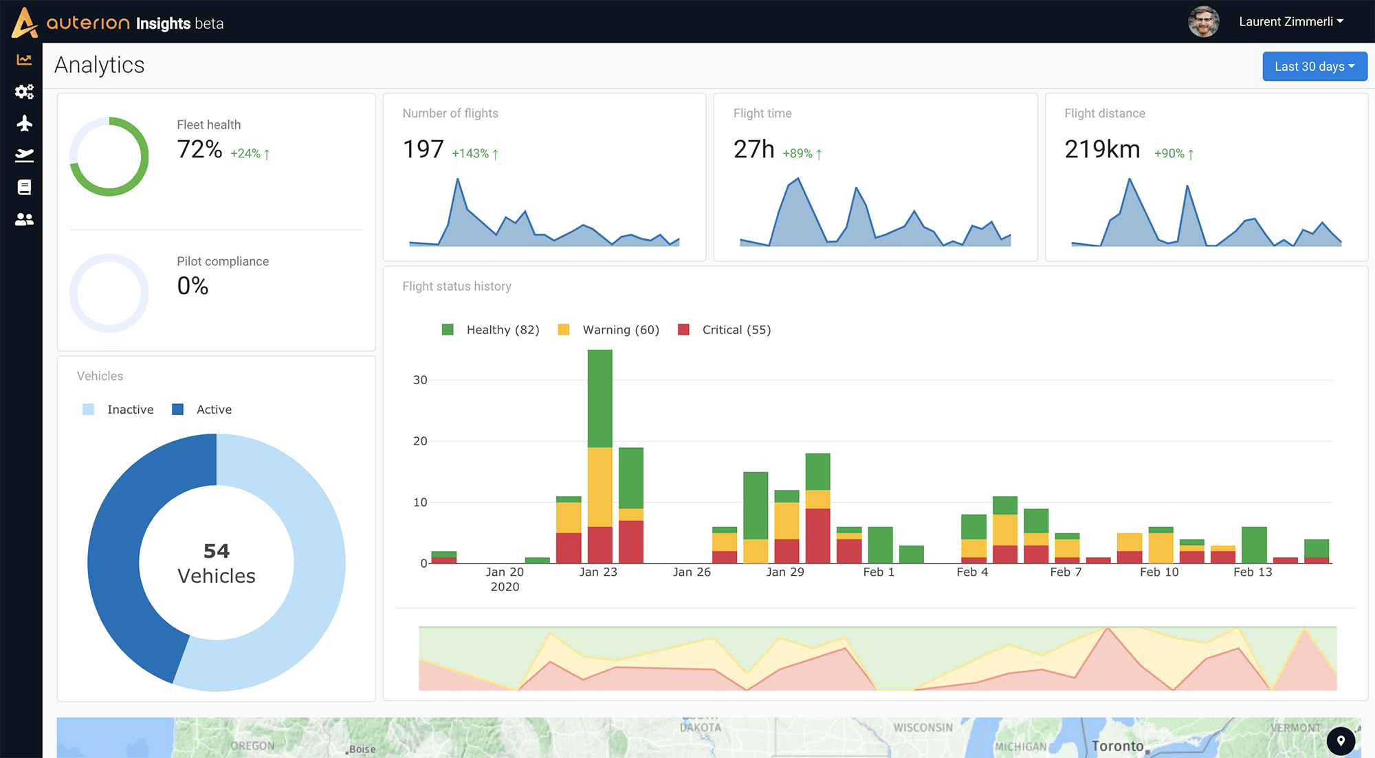 Auterion Insights drone development hub