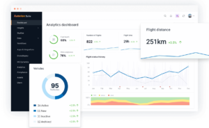 Drone fleet management software