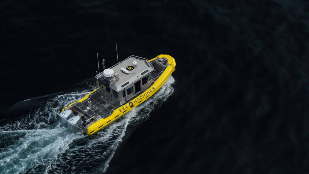 Sea Machines autonomous vessel