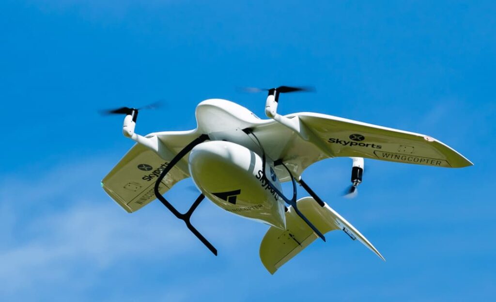 Skyports delivery drone