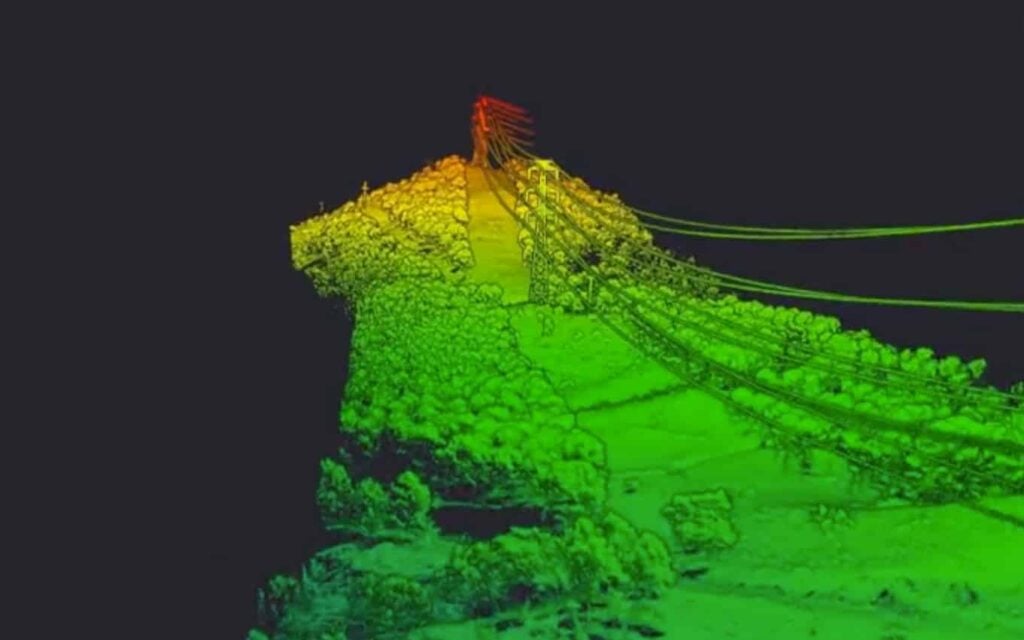 corridor-mapping LiDAR