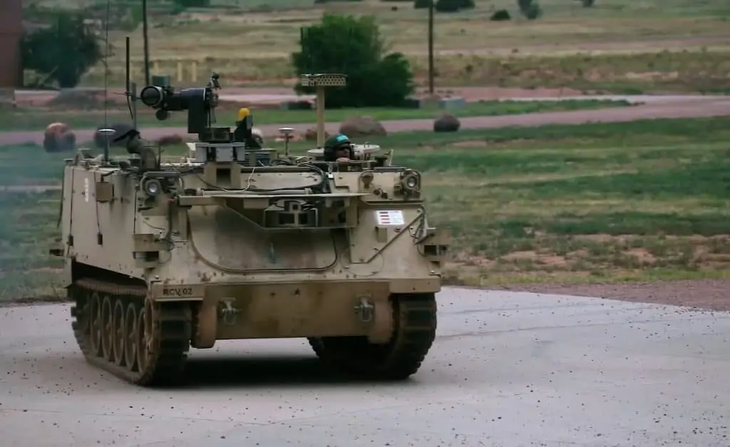 US Army Robotic Combat Vehicle prototype