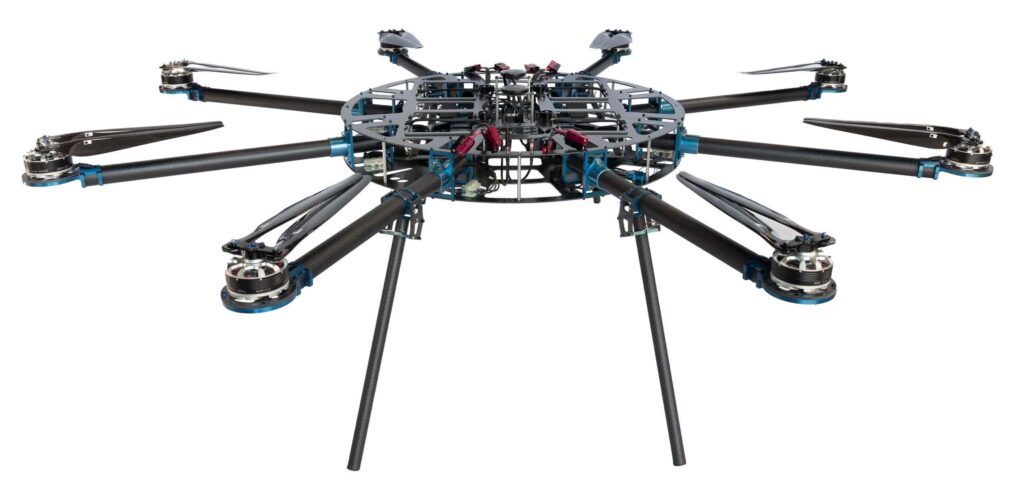 Oktokopter przemysłowy firmy Aero Systems West