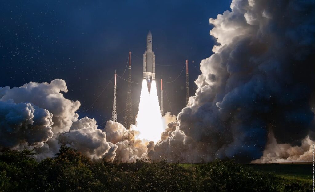 Ariane 5 rocket with iXblue INS