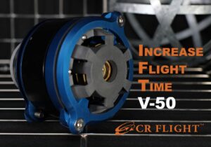 Counter rotating motors increase drone flight time