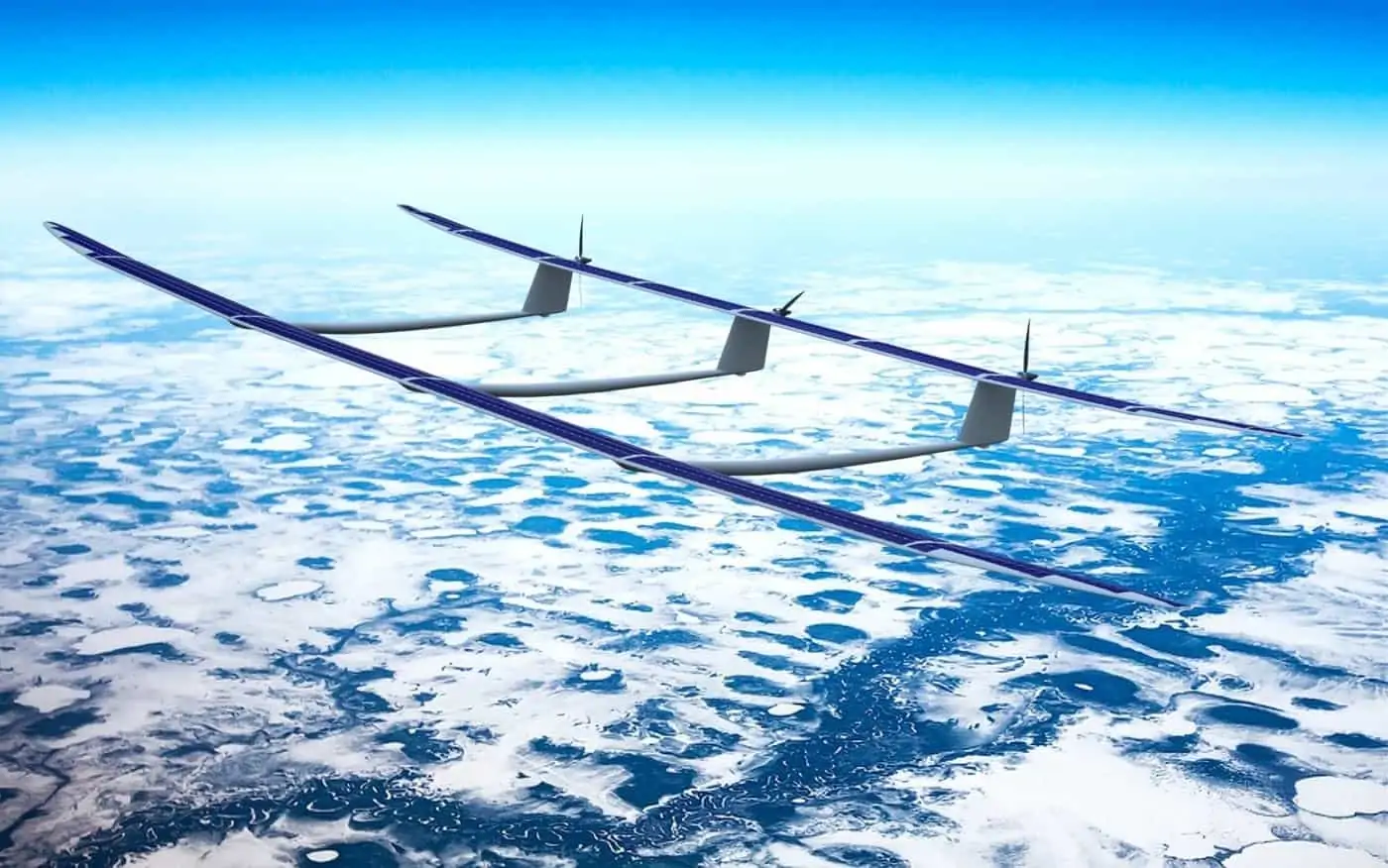 Solar Powered HALE UAS by UAVOS