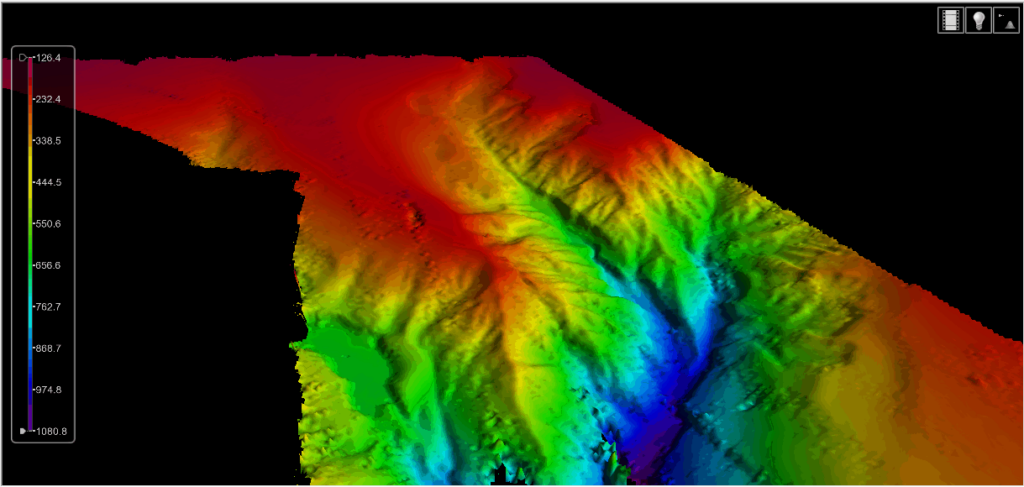 Teledyne CARIS USV seabed survey image