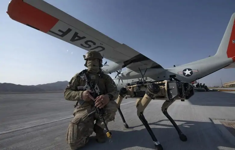 USAF Ghost Robotics V60 quadruped UGV