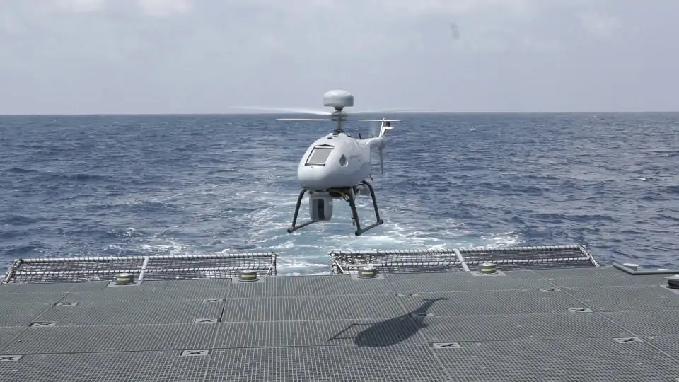 Unmanned VTOL maritime helicopter