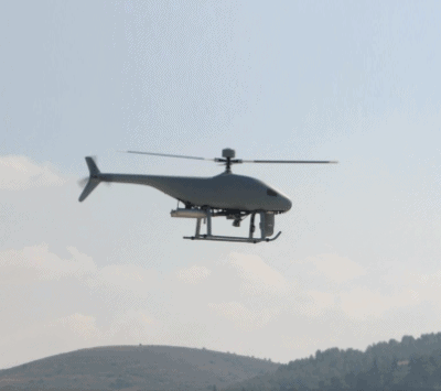 Unmanned tactical helicopter for security Applications