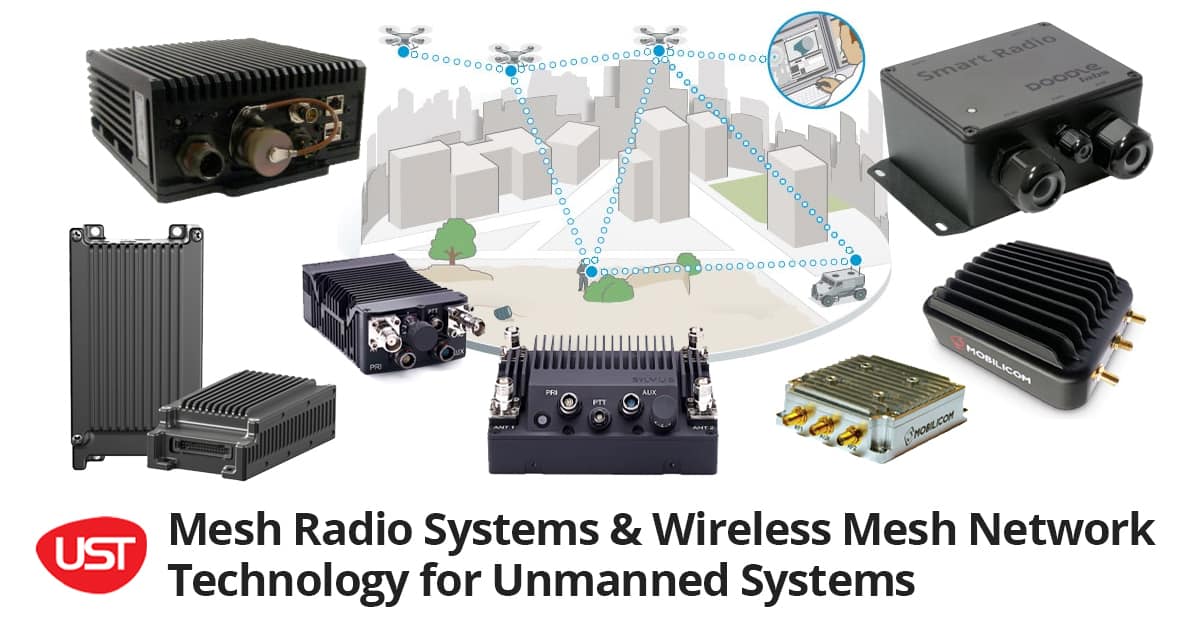 Mesh Radio Systems & Wireless Mesh Networks for Unmanned Systems