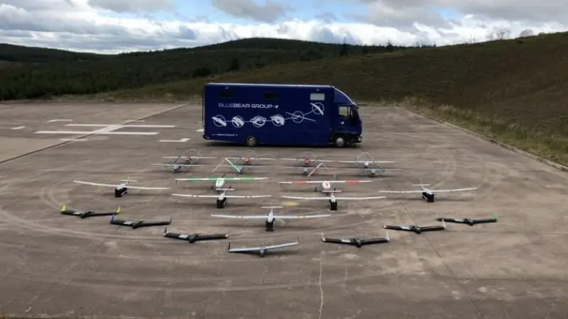 Blue Bear Systems drone swarm