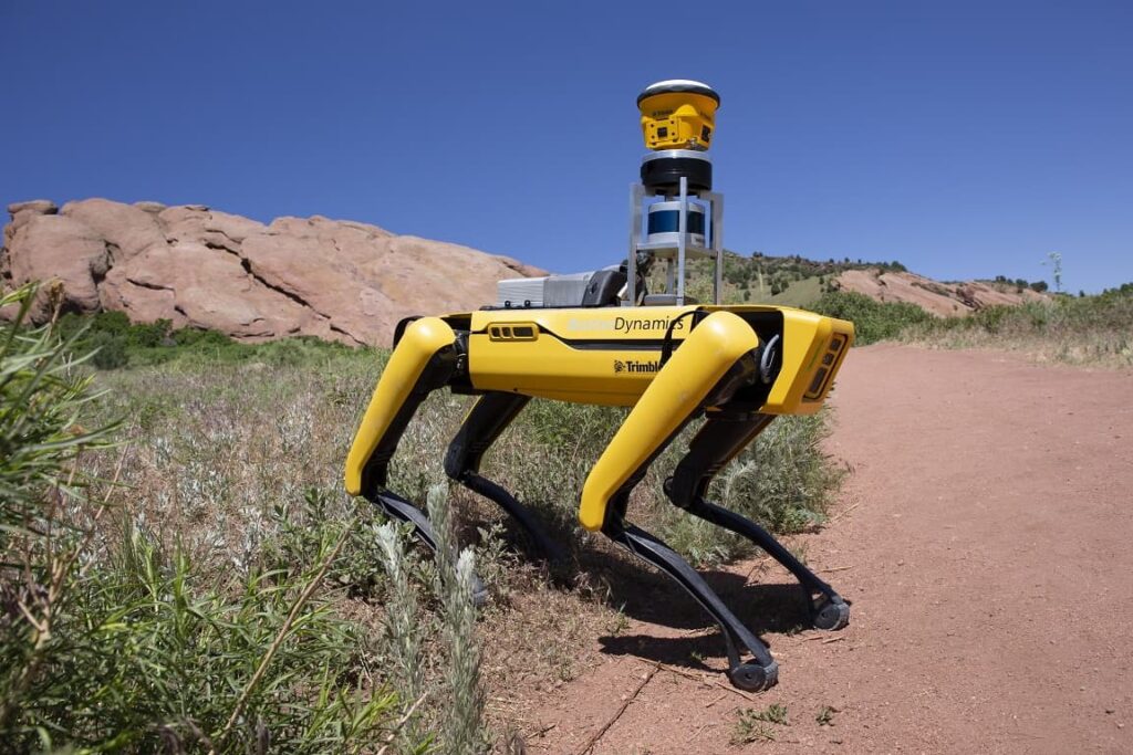 Boston Dynamics and Trimble construction robot