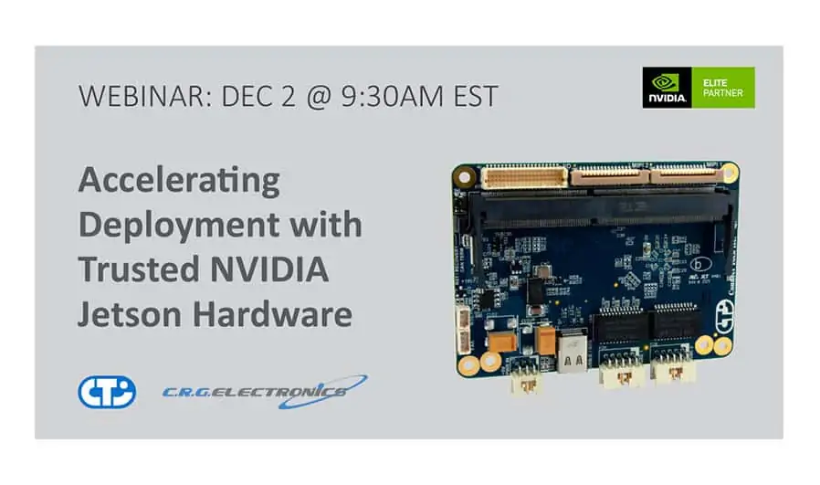 Accelerating Deployment with NVIDIA Jetson Hardware