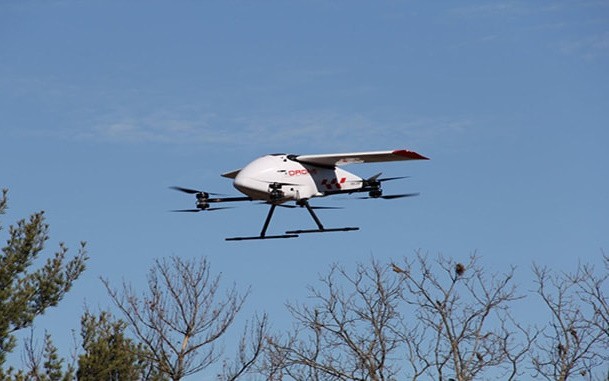 Long range shop delivery drone