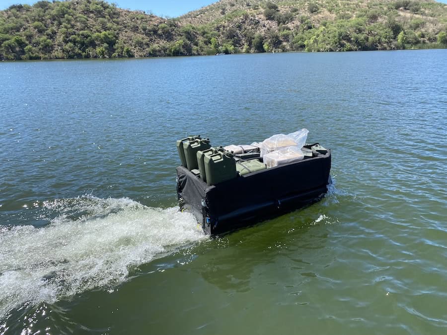 Reckless modular heavy-payload USV