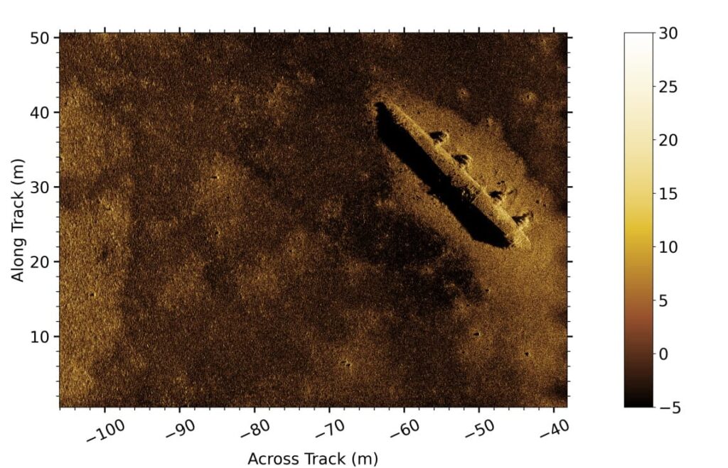 Teledyne Gavia AUV with MINSAS image