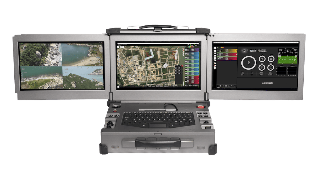 tri screen GCS laptop