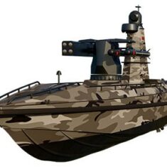 Armed USV for tactical maritime missions