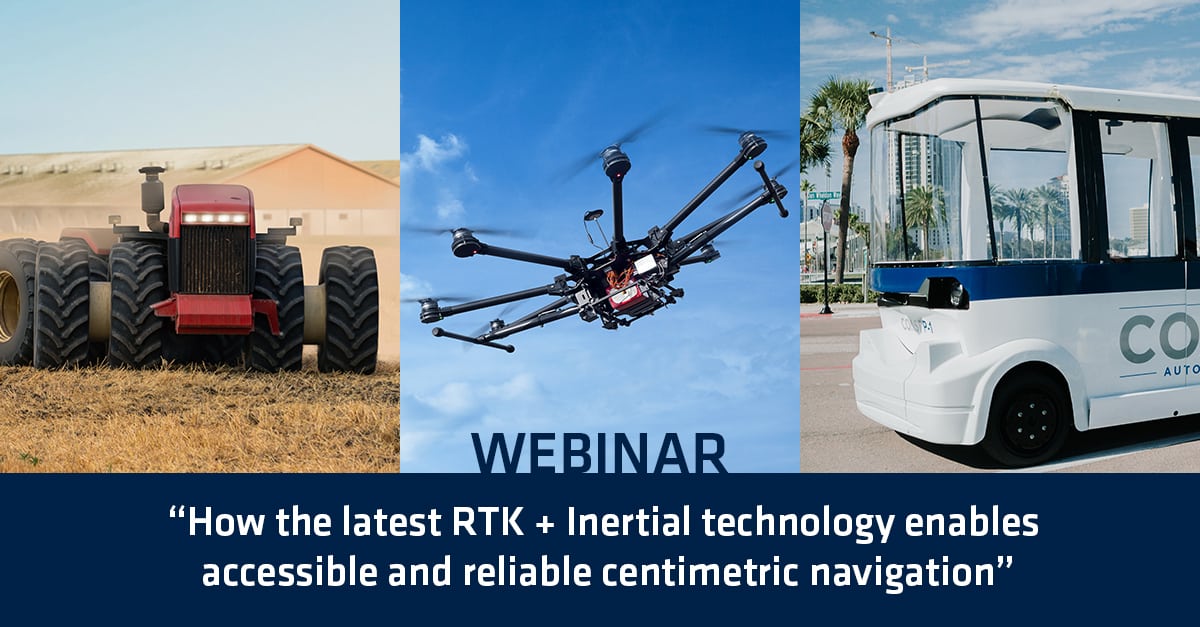 latest RTK + Inertial technology Webinar