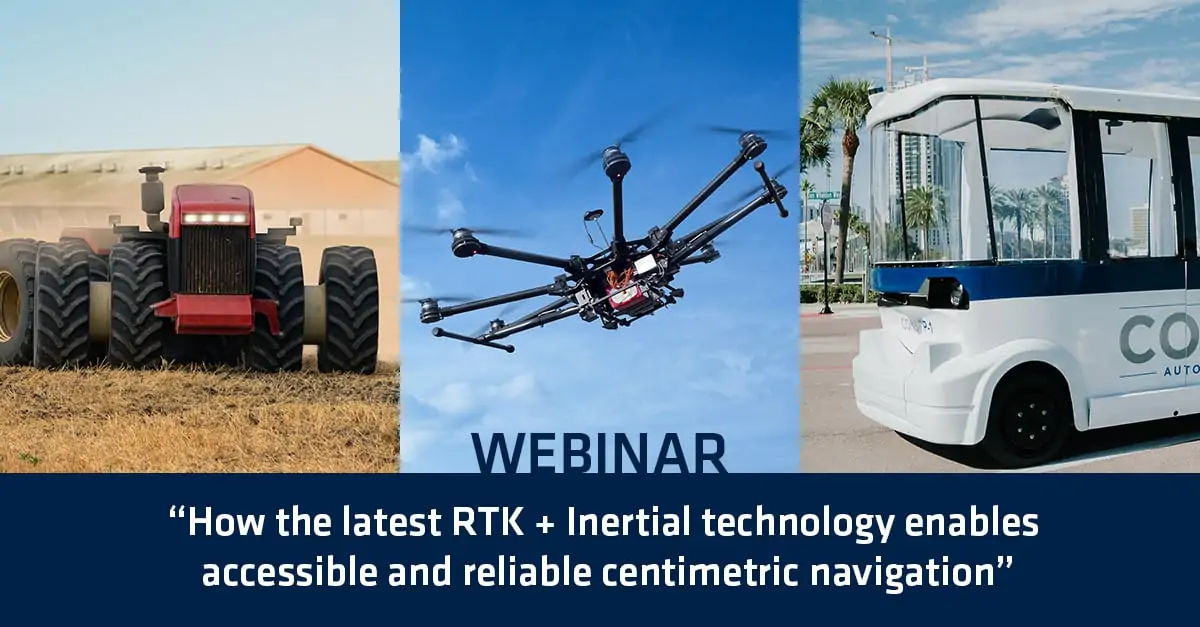 latest RTK + Inertial technology Webinar
