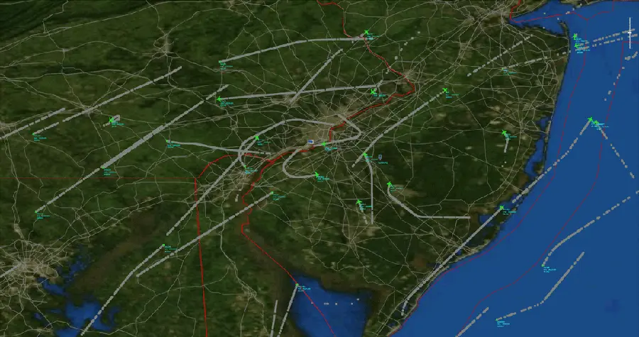 ADS-B Flight Tracker Surveillance Monitoring system