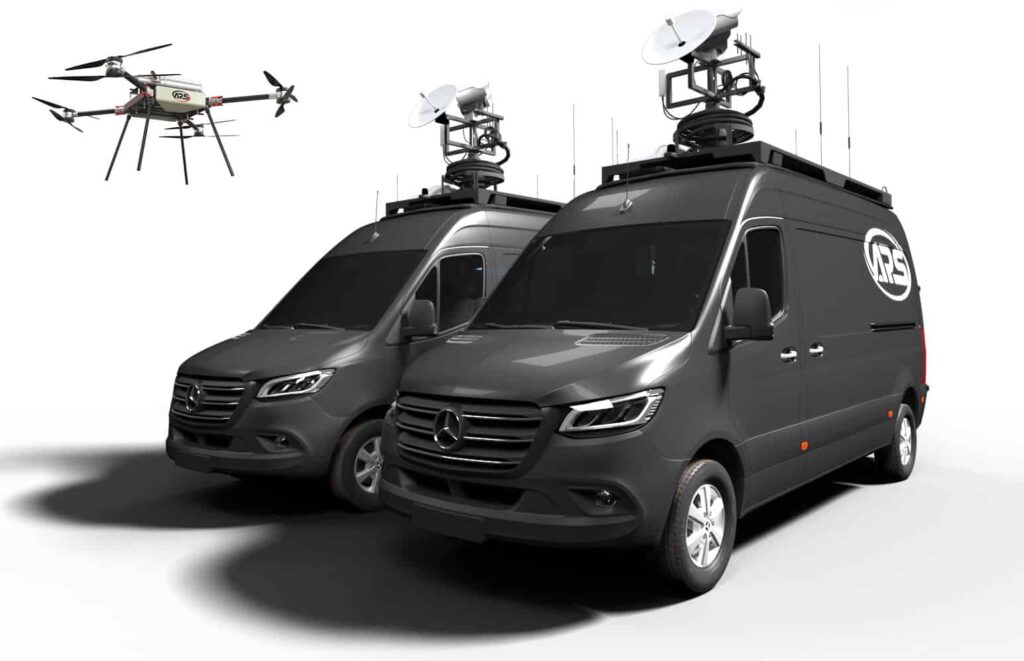 Mobile Command and Control Centers & Vehicles LongRange Hybrid Drones